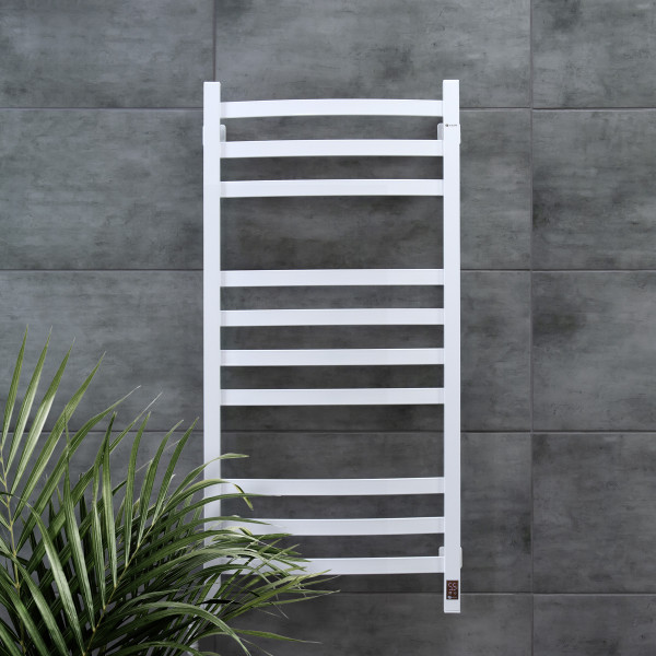 Electric Towel Rail WHITE NAVIN AVALON 480х1000 Sensor left