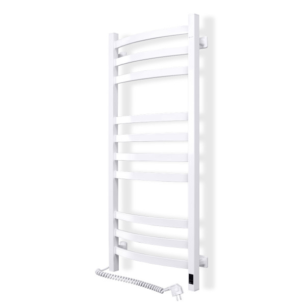 Electric Towel Rail WHITE NAVIN AVALON 480х1000 Sensor left