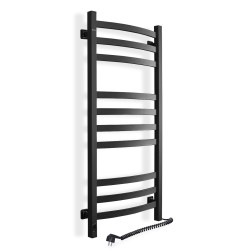 Electric Towel Rail BLACK NAVIN AVALON 480х1000 Sensor right