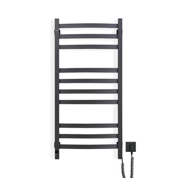 Electric Towel Rail BLACK NAVIN AVALON 480х1000 Sensor right