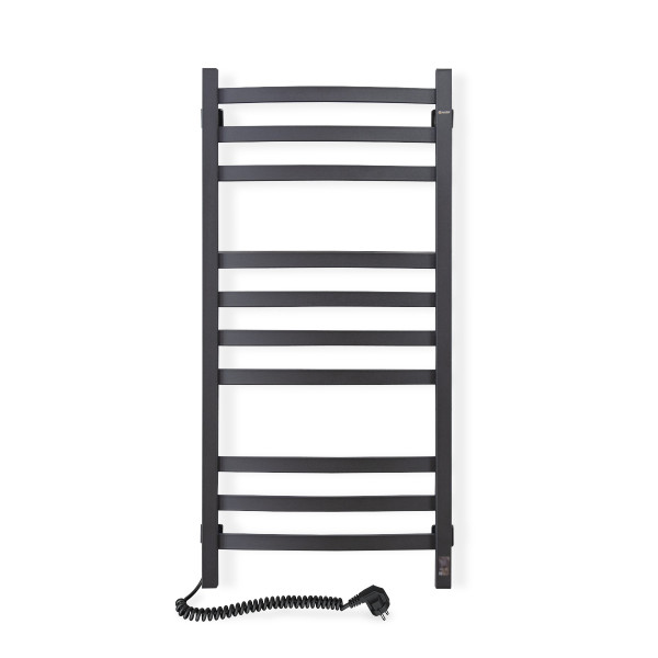 Electric Towel Rail BLACK NAVIN AVALON 480х1000 Sensor left