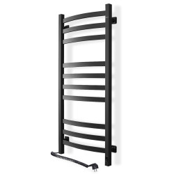 Electric Towel Rail BLACK NAVIN AVALON 480х1000 Sensor left