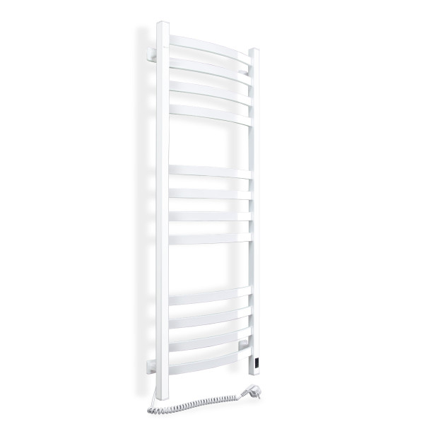 Electric Towel Rail WHITE NAVIN AVALON 480х1200 Sensor left