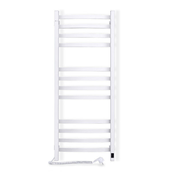 Electric Towel Rail WHITE NAVIN AVALON 480х1200 Sensor left