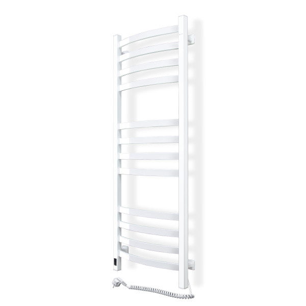 Electric Towel Rail WHITE NAVIN AVALON 480х1200 Sensor right