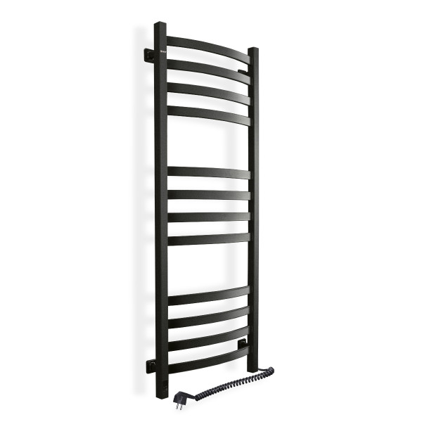 Electric Towel Rail BLACK NAVIN AVALON 480х1200 Sensor right