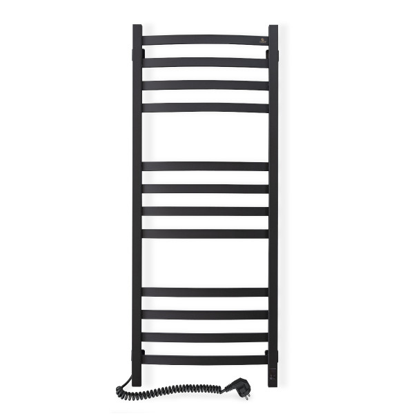 Electric Towel Rail BLACK NAVIN AVALON 480х1200 Sensor left