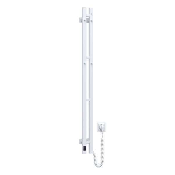 Electric Towel Rail WHITE NAVIN SILOUETTE QUADRO 90х1200 Sensor right