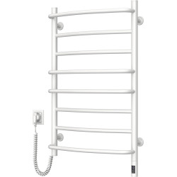 Electric Towel Rail WHITE OMEGA Sensor 530х800 left