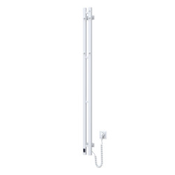 Electric Towel Rail WHITE NAVIN SILOUETTE QUADRO 90х1500 Sensor right