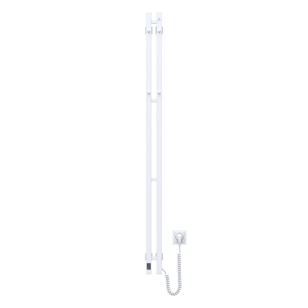 Electric Towel Rail WHITE NAVIN SILOUETTE QUADRO 90х1500 Sensor right