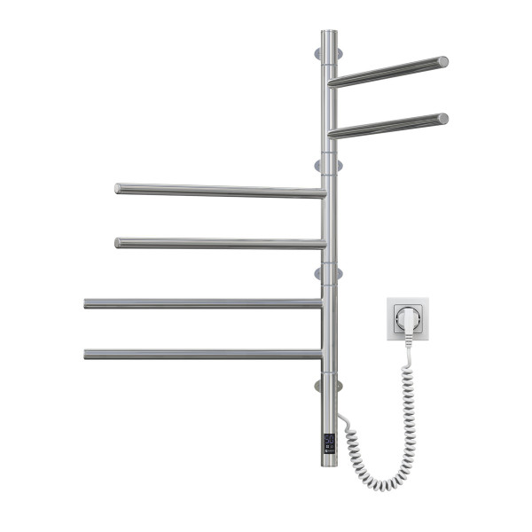 Stainless Steel Electric Towel Rail ARABESQUE 480x800 Sensor