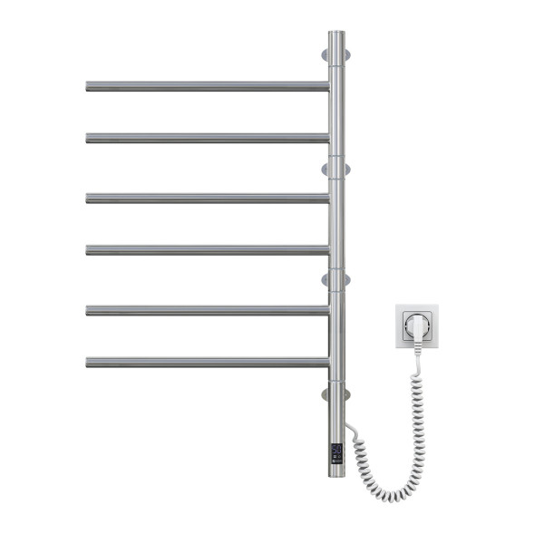 Stainless Steel Electric Towel Rail ARABESQUE 480x800 Sensor