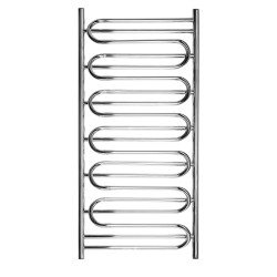 Stainless Steel Heated Towel Rail ILLUSION 500x1100