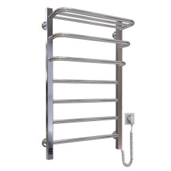 Stainless Steel Electric Towel Rail NAVIN FORTIS 480x800 Sensor right