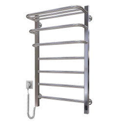 Stainless Steel Electric Towel Rail NAVIN FORTIS 480x800 Sensor left