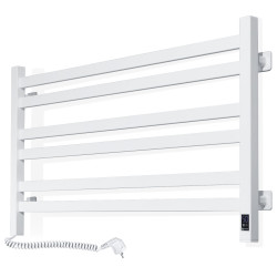 Electric Towel Rail WHITE AVANGARD  900х500 Sensor left