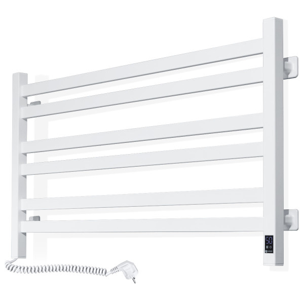 Electric Towel Rail WHITE AVANGARD Sensor 900х500 left