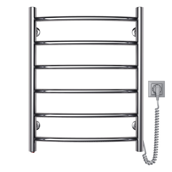 Stainless Steel Electric Towel Rail CAMELLIA 480х600 right