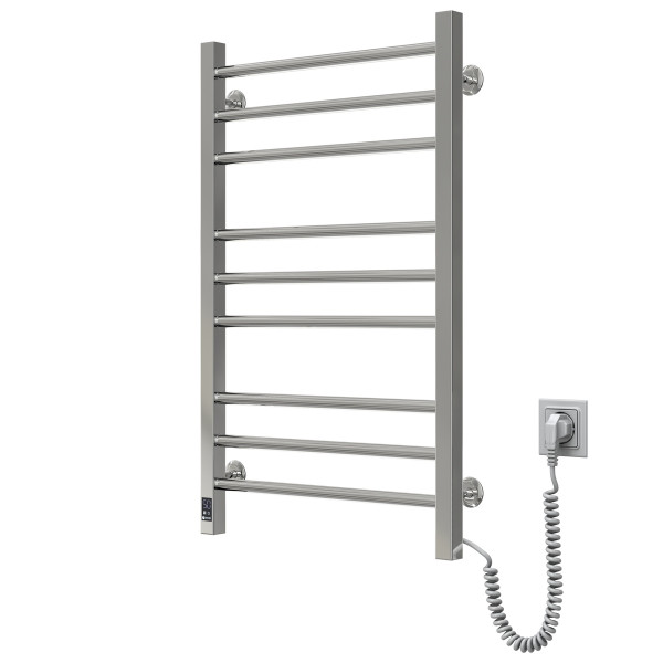 Stainless Steel Electric Towel Rail CLASSIC QUADRO Sensor 500x800 right