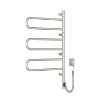 Stainless Steel Electric Towel Rail FOUETTE Sensor 480х800