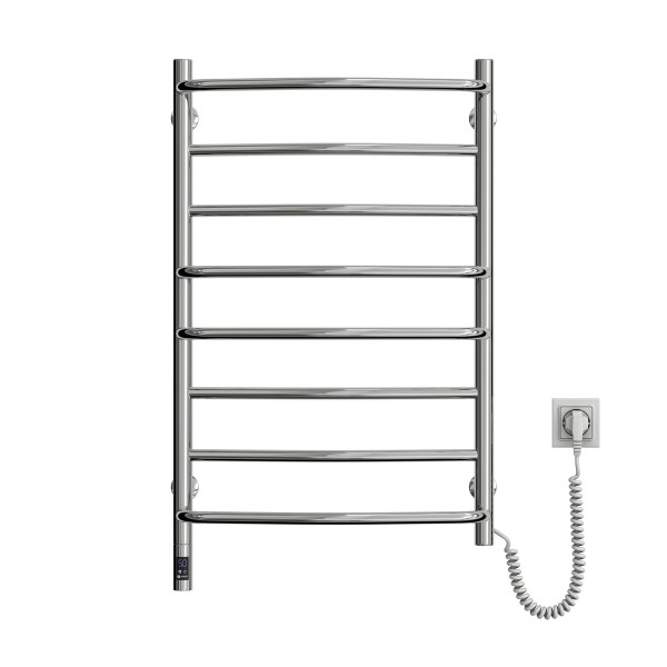 Stainless Steel Electric Towel Rail OMEGA Sensor 530х800 right