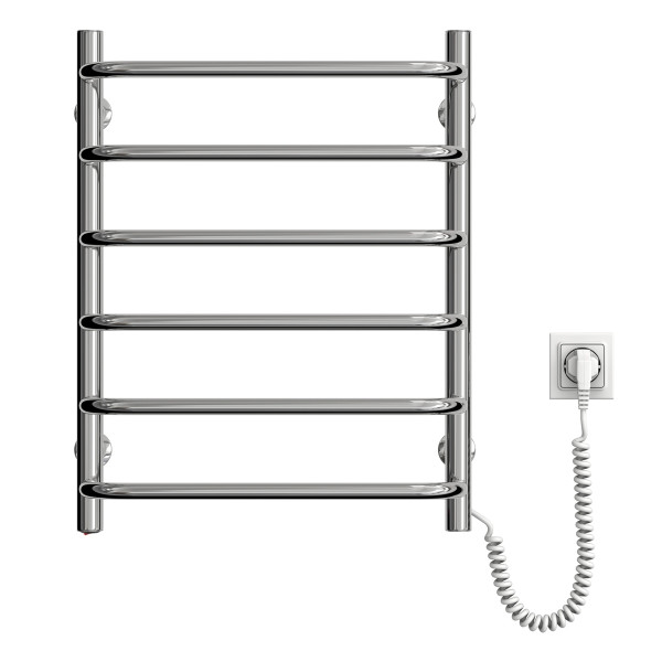 Stainless Steel Electric Towel Rail SYMPHONIA 480x600 right