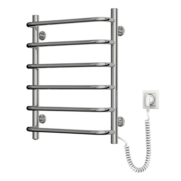 Stainless Steel Electric Towel Rail SYMPHONIA 480x600 right