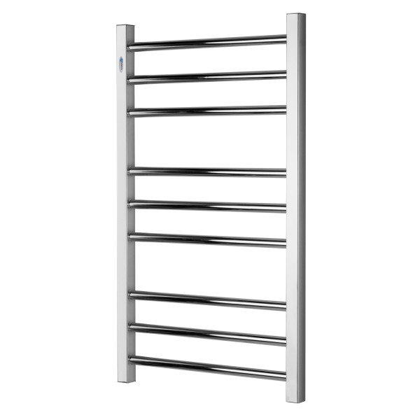 Stainless steel Heated Towel Rail Navin Classic Quadro 500x800