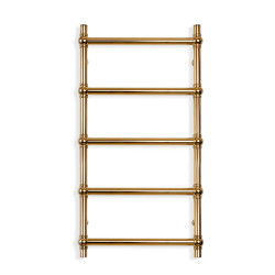 Stainless Steel Heated Towel Rail GOLD RETRO 500x1000