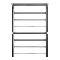 Stainless Steel Heated Towel Rail Navin Classic with shelf 500x800