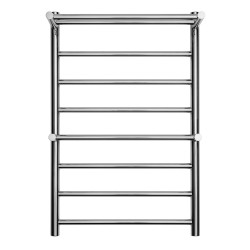 Stainless Steel Heated Towel Rail Navin Classic with shelf 500x800