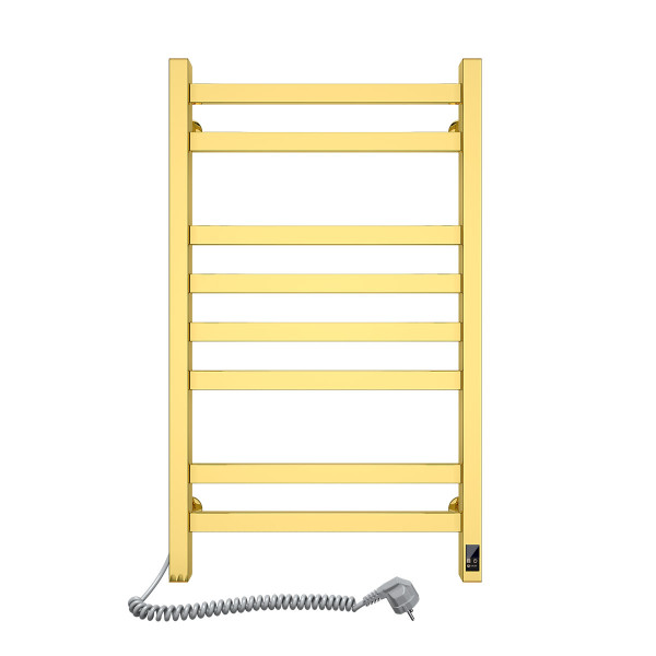 Stainless Steel Electric Towel Rail AVANGARD Gold  Sensor 480х800 left