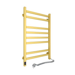 Stainless Steel Electric Towel Rail GOLD AVANGARD Sensor 480х800 right