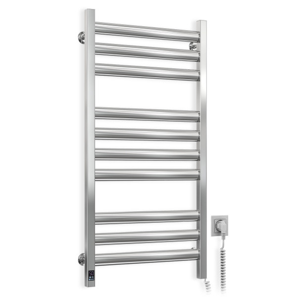 Stainless Steel Electric Towel Rail ELLIPSE Sensor 500х1000 right