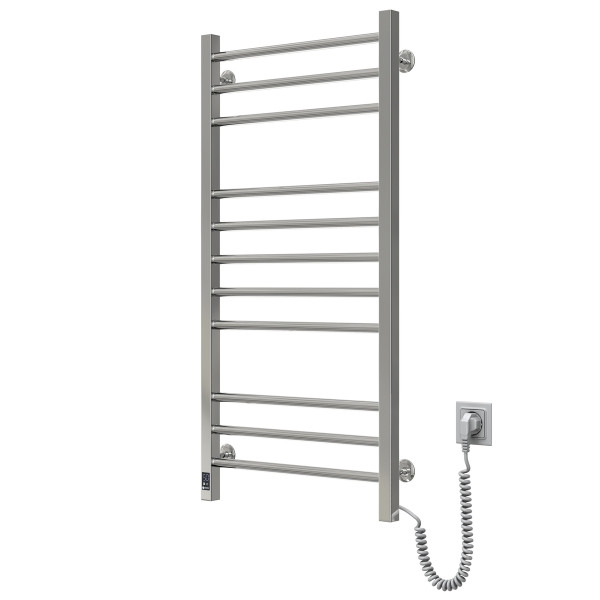 Stainless Steel Electric Towel Rail CLASSIC QUADRO Sensor 500x1000 right