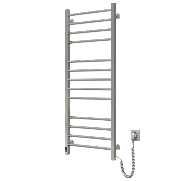 Stainless Steel Electric Towel Rail CLASSIC QUADRO Sensor 500x1200 right