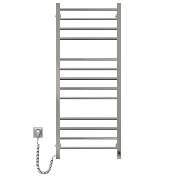 Stainless Steel Electric Towel Rail CLASSIC QUADRO Sensor 500x1200 left