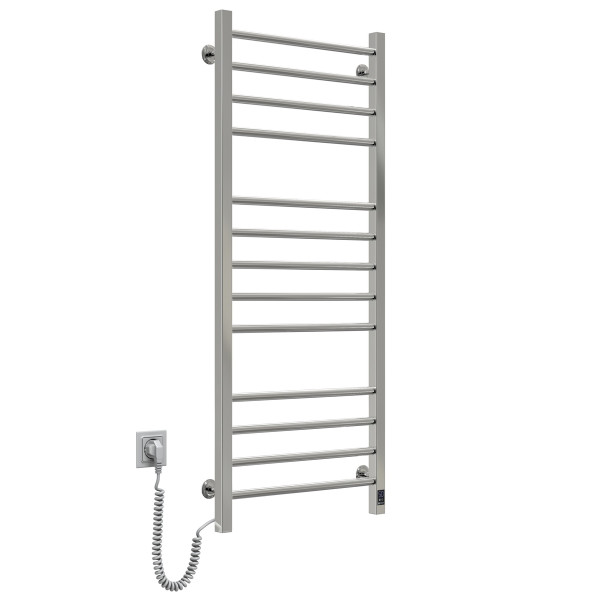 Stainless Steel Electric Towel Rail CLASSIC QUADRO Sensor 500x1200 left