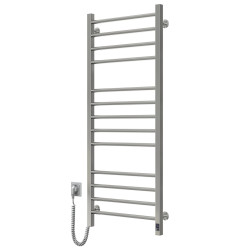 Stainless Steel Electric Towel Rail CLASSIC QUADRO Sensor 500x1200 left