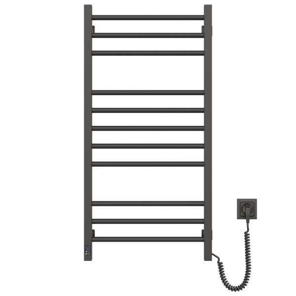 Electric Towel Rail BLACKCLASSIC QUADRO Sensor 500x1000 right