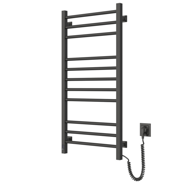 Electric Towel Rail BLACKCLASSIC QUADRO Sensor 500x1000 right