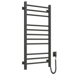 Electric Towel Rail BLACK CLASSIC QUADRO Sensor 500x1000 right