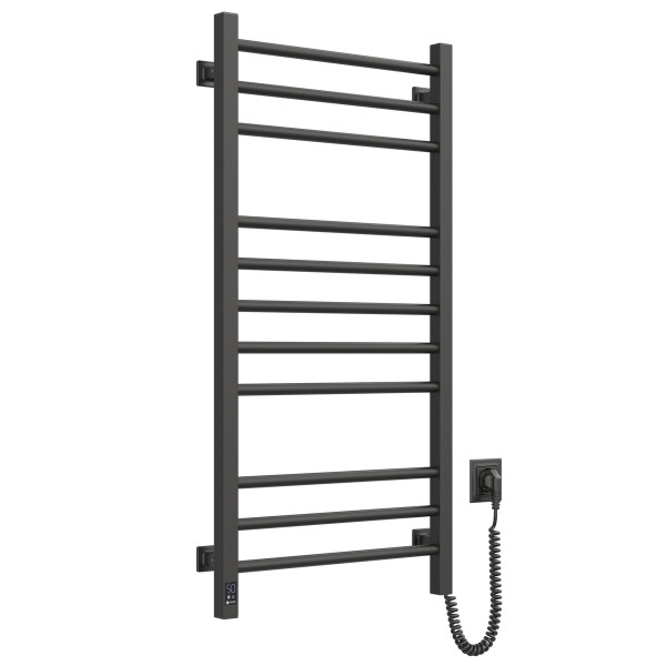 Electric Towel Rail BLACKCLASSIC QUADRO Sensor 500x1000 right