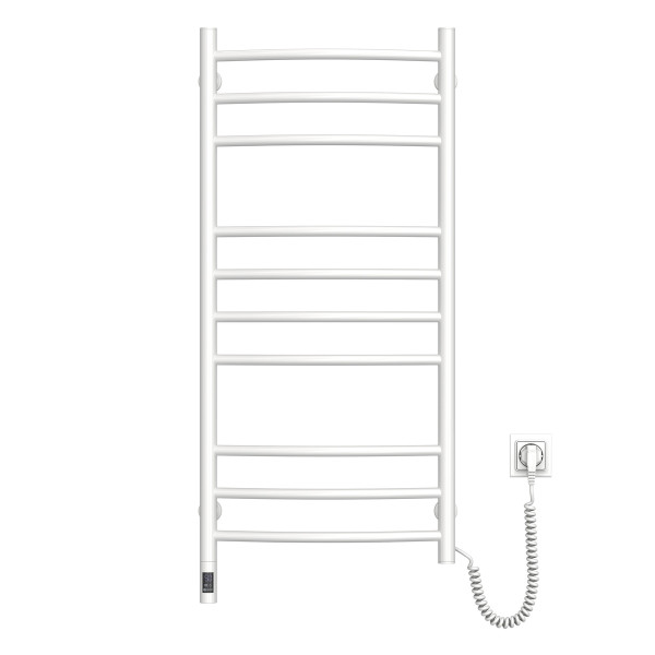 Electric Towel Rail WHITE CAMELLIA Sensor 480х1000 right