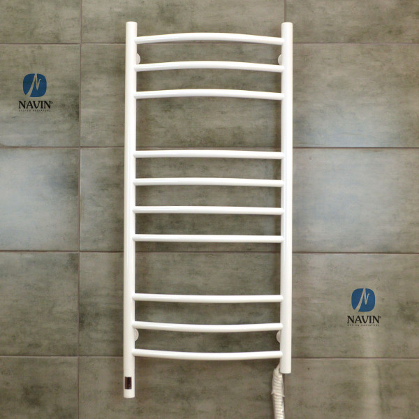 Electric Towel Rail WHITE CAMELLIA Sensor 480х1000 right