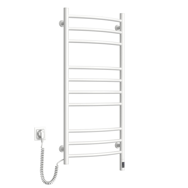 Electric Towel Rail WHITE CAMELLIA Sensor 480х1000 left