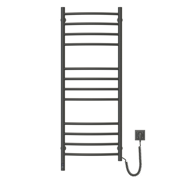 Electric Towel Rail BLACK CAMELLIA Sensor 480x1200 right