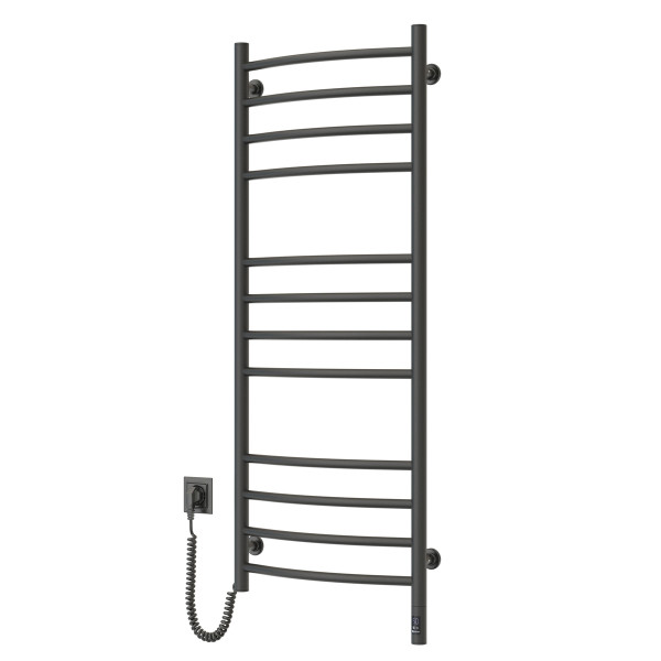 Electric Towel Rail BLACK CAMELLIA Sensor 480x1200 left