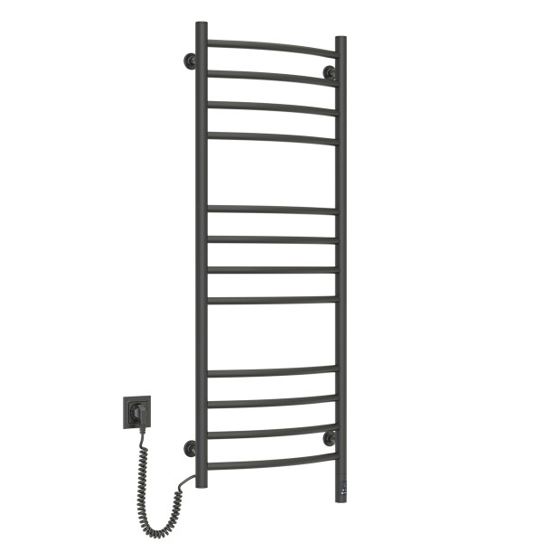 Electric Towel Rail BLACK CAMELLIA Sensor 480x1200 left